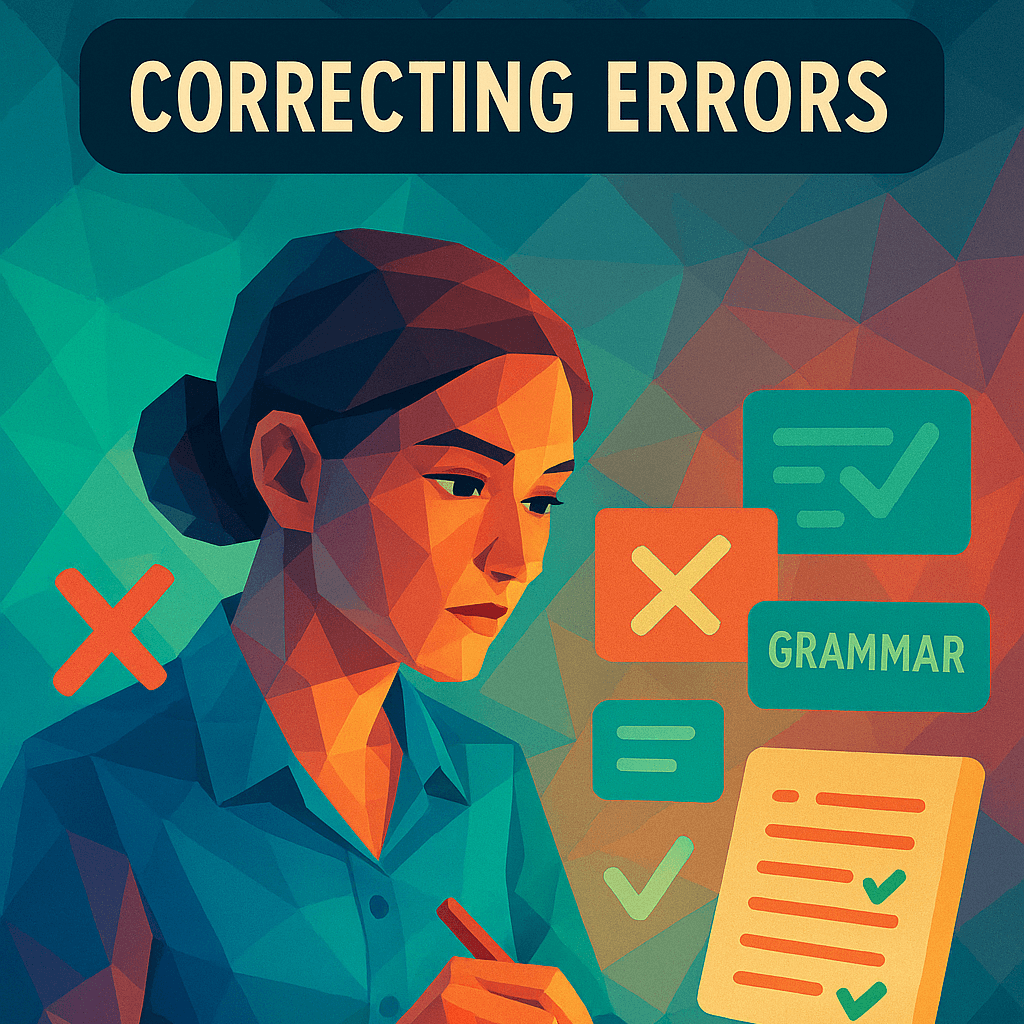 correcting errors square